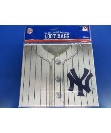 New York Yankees Loot Bags - Set of 8, 9 x 6.5 inches | Official MLB Merchandise - Buy Online on GoSupps.com
