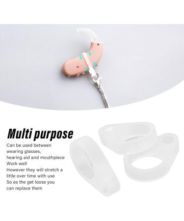 50pcs Hearing Aid Silicone Clips | BTE Hearing Aid Clip Adapter | Hearing Amplifier Accessories (Medium) - Enhance Comfort & Security - Buy Online on GoSupps.com