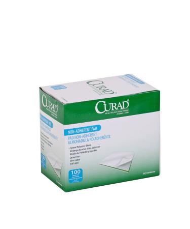 CURAD Sterile Non-Adherent Dressing Pads 2" x 3" Perfect for Wound Care Pack of 1200