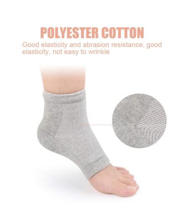 3 Pairs Gel Socks for Heel Protection & Moisturizing | Silicone Heel Spur Bandage for Dry Cracked Feet - Buy Online on GoSupps.com
