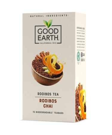 Rooibos Chai Tea - 1 x 15 Teabags 15 Count (Pack of 1)
