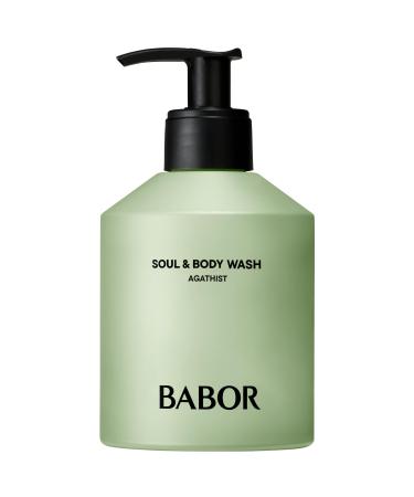 BABOR Soul & Body Wash Agathist Aroma Shower Gel for Dry and Sensitive Skin Nourishing and Refreshing Shower Gel with Vitamins Invigorating Fragrance with Hyaluronic Acid Vegan 250 ml