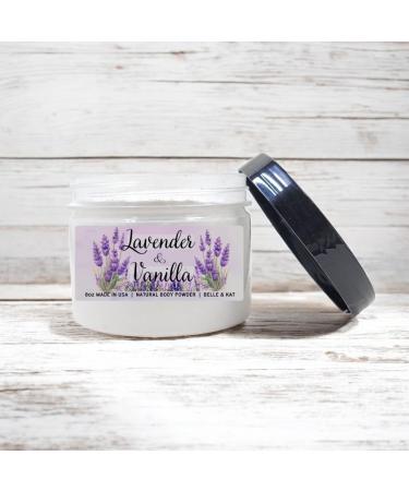 Lavender & Vanilla Scented - Body Dusting Powder for Men & Women - 8oz Container - Talc Free Lavender Vanilla - Buy Online on GoSupps.com