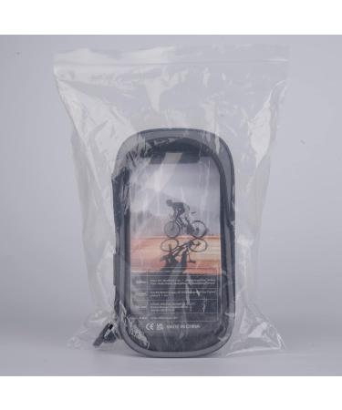 Waterproof 360 Rotatable Mobile Phone Holder for Bicycles - Gray Bracket with Rain Hood for 7 Smartphones & GPS - Buy Online on GoSupps.com