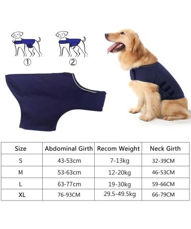 Anti-Fear Dog Jacket - Stress Reduction Shirt for Pets | Light Gray M | Calm & Comfort During Thunder - Buy Online on GoSupps.com