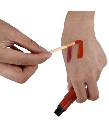 100pcs Disposable Lip Brushes | Eco-Friendly Makeup Applicators with Bamboo Handle - Lint Free Lipstick & Lip Gloss Wands - Buy Online on GoSupps.com