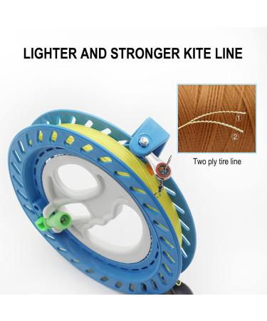 KiAKUO Winding Reel Handle Wheel - ABS Kite Line Winder with Smooth Ball Bearing Lockable Fall-Proof 200m - International Shipping - Buy Online on GoSupps.com