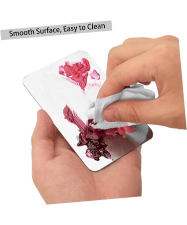 Gatuida Palette de M lange de Maquillage Inox Petit Plateau Multifonction Spatule Fond de Teint Professionnel Nail Art pour Maquilleurs et Usage Quotidien - Buy Online on GoSupps.com