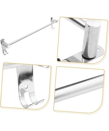 Zerodeko Bathroom Towel Rack Towel Holders Bathroom Door Towel Rack Organizer Stainless Steel Double Pole - Buy Online on GoSupps.com