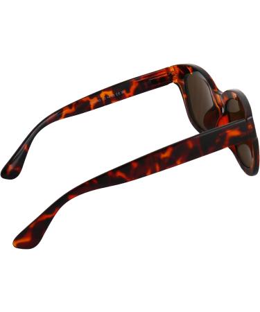 Stylish Mini Retro Sunglasses for Women | Prescription Plastic Frame Leopard Brown Free Case 2.0 Dioptria - Buy Online on GoSupps.com