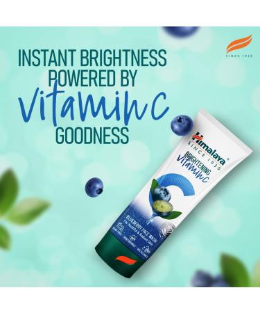 Himalayan Wellness Himalaya Brightening Vitamin C Blueberry Face Wash Brightening Facial Cleanser Remove Dull Skin 100 ml - Buy Online on GoSupps.com