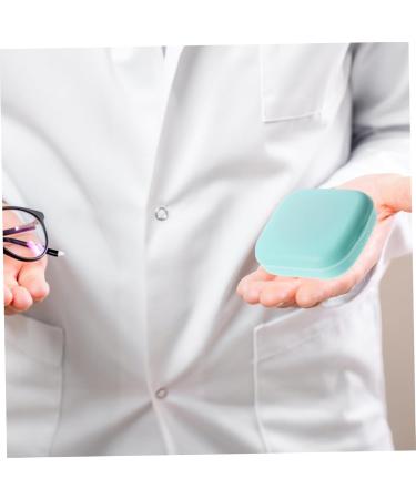 Solustrie Travel Size Contact Lens Container with Mirror | Eye Lens Storage Box & Solution Holder | Perfect for International Shipping - Buy Online on GoSupps.com