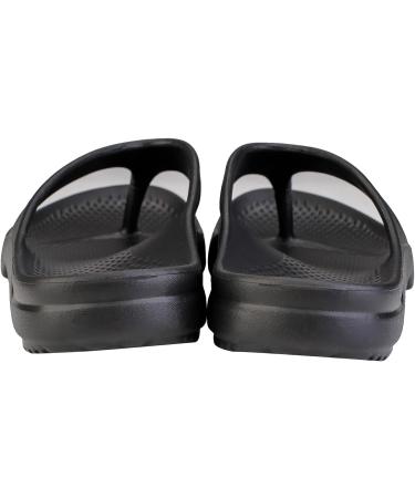 FonsBleaudy Plantar Fasciitis Sandals with Arch Support - Black, Women 9.5 / Men 8.5 - Buy Online on GoSupps.com