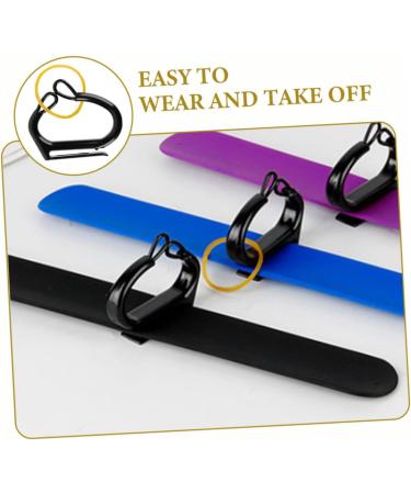 DRESSOOS 1 Set Braiding Auxiliary Wrist Strap Hair Salon Slap Bracelets Rubber Band Wristband Slap Bands for Party Salon Hair Tie Organizer Hair Tie Wristband Hair Salon Supplies Wrist Band - Buy Online on GoSupps.com
