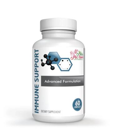 Immune Support Supplement with Vitamins C E Minerals & Herbal Complex Antioxidant & Detox Support 60 Capsules for Year-Round Immunity