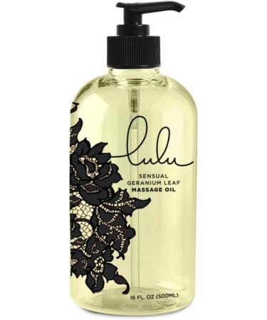 Lulu Massage Oil 16oz - Full Body Relief for Joints & Muscles | Scented with Essential Oils | Couple Massage Therapy | Made in USA - Buy Online on GoSupps.com