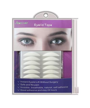 Eyelid Correcting Tape 260PcsX6MM Eyelid Lifter Strips Double Eyelid Tape for Heavy Hooded Droopy Uneven Mono-Eyelids for Dramatic Lift - Instant Eye Lift Without Surgery Large 260pcs x 6mm single-side ZF