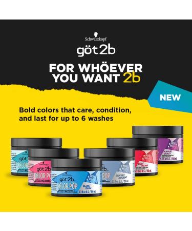 Got2b Color Pop Purple Hair Color Mask 5.1 oz - Semi-Permanent Dye - Buy Online on GoSupps.com