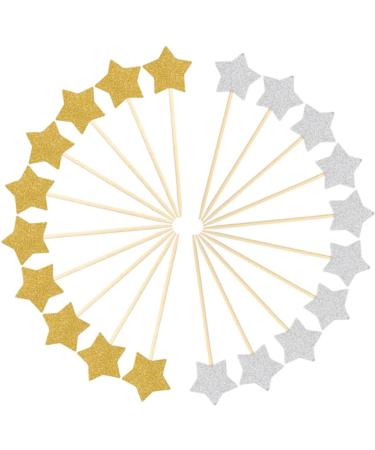 Abaodam 90 Pcs Wedding Cake Decor Cupcake Decorating Star Cake Decor Birthday Cupcake Topper Girls Birthday Cake Decor Birthday Cake Toppers Star Cake Toppers Flashing Baby Product - Buy Online on GoSupps.com