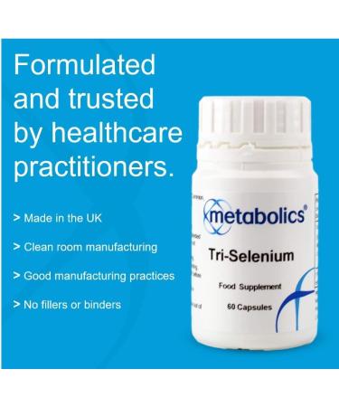 Tri-Selenium Complex Capsules - Vegan Supplement with 196mcg of Sodium Selenate, Methylselenocysteine & L-Selenomethionine for Optimal Health - Buy Online on GoSupps.com