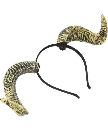 Shop Halloween Horn Headband | Adjustable Sheep Ears Cosplay Headband for Costume & Photo Props - Buy Online on GoSupps.com