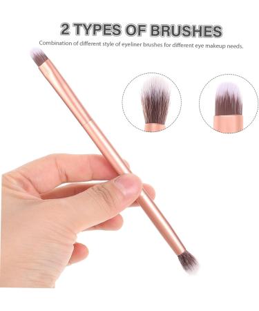 Healeved 72 Pcs Makeup Brush Eye Shadow Brush Nose Contour Brush Face Powder Blush Artificial Fiber Golden - Buy Online on GoSupps.com