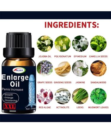 2PC BLSEX Energy Massage Essential Oil for Men - Growth & Enlargement Gel Thickening Delay Performance Oil (20ml) | Shop Now - Buy Online on GoSupps.com