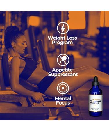 Dirobi Pounds and Inches Weight Management Drops Liquid Supplement for Women and Men Diet-Pill Alternative with Delicious Blueberry Flavor 4 Fl Oz (Pack of 1) - Buy Online on GoSupps.com