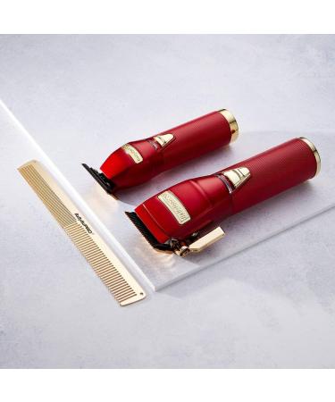 Buy BaByliss Pro FX8700RE Red Barber Clipper - Premium Hair Clipper for Barbers | International Shipping Available - Buy Online on GoSupps.com