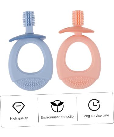 Frcolor 8 STK Silicone Baby Toothbrush Set | Toddler Chew Toys | Safe & Soft Children's Oral Care - Buy Online on GoSupps.com