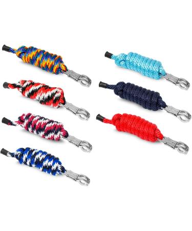 Shop Connection Trick for Horses & Ponies - 2m Hard PP Rope with Classic Carabiner Hook (Pink/Marine/White) - Buy Online on GoSupps.com