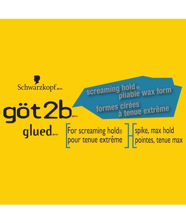 Schwarzkopf Got2b Glued Spiking Wax Screaming Hold 57 Grams - Buy Online on GoSupps.com