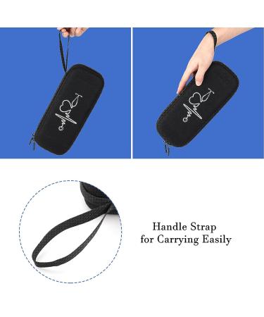 Stethoscope Case for 3M Littmann Classic III - Lightweight, Cardiology IV - Extra Room for Doctor & Nurse Accessories - Black - Buy Online on GoSupps.com