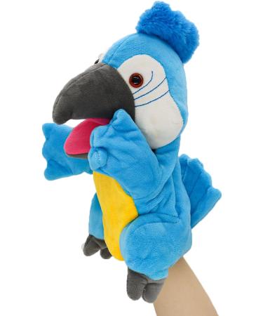 Lilizzhoumax Parrot Hand Puppet Plush Toy - Interactive Stuffed Animal for Kids - Educational and Fun Role-Playing Toy - Buy Online on GoSupps.com