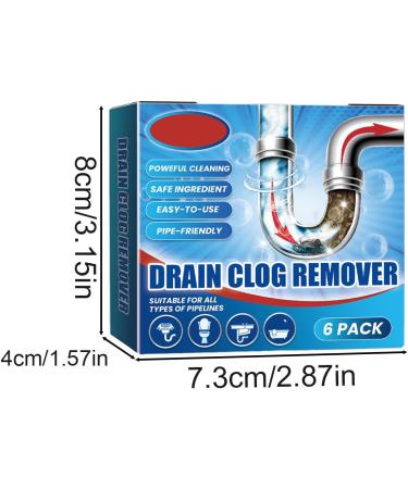 Clogged Sink Drain Cleaner - Pipe Cleaners Bulk Natural Plant Extracts Pipe Unclogging Powder Deodorizing Powder for Toilet and Home - Buy Online on GoSupps.com