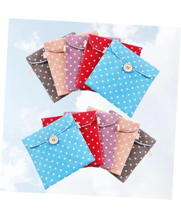 Healifty 10pcs Bag Organizer for Tote Travel Bag Organizer Bags Organizer Small Container Sanitary Pad Storage Bag Sanitary Napkins Bag Storage Bags Tampons Hygiene Bag South Korea Cartoon - Buy Online on GoSupps.com