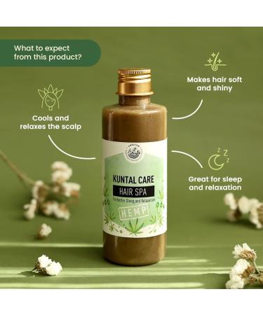 AMRUTAM Kuntal Care Do-it-yourself Hair Spa with HEMP with Strong shiny black hair and Hair growth - (200ml) - Buy Online on GoSupps.com