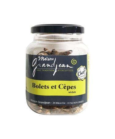 Dried boletus and porcini mushrooms - 40g jar - Grandjean