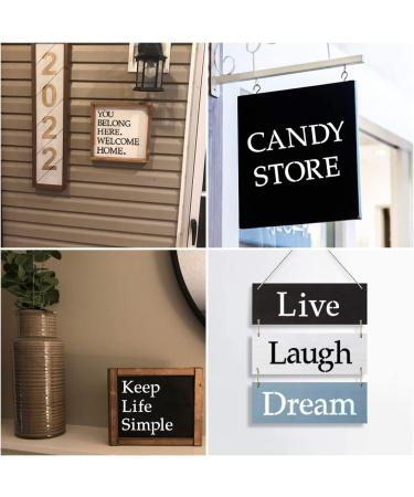 2 Inch Alphabet Letter Stencils for Painting - 70 Pack Reusable Templates for Wood Signs & Wall Art - Buy Online on GoSupps.com
