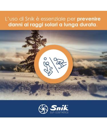  Snik Snik Sport Sun Cream Combi 2-in-1 | Face Sunscreen + Lip Lipstick | Mountain Ski Winter and Summer Sports | Protects from Sun Wind and Cold | SPF 50 High Protection UVA + UVB | Tube - Buy Online on GoSupps.com