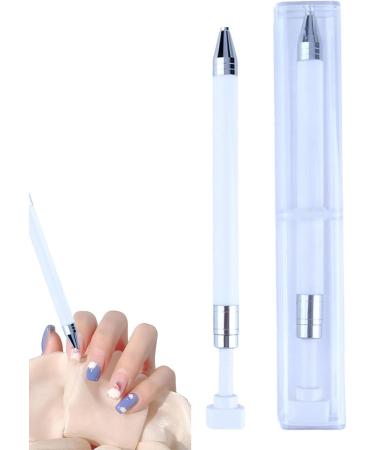 Obesntln Rhinestone Dotting Pen Manicure Nail Pen - Manicure Art Drill Pen Rhinestone Dotting Pencil Portable Drill for Nails Nail Drilling Tool Manicure Dotting Tools for Wife Girlfriend White - Buy Online on GoSupps.com