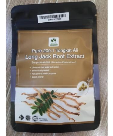 1x BIONUTRICIA Longjack Tongkat Ali Root Standardized Extract Tablet