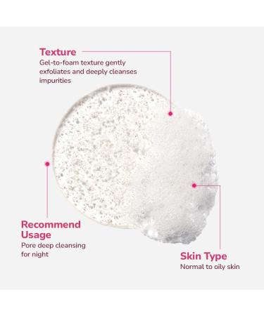 HIMALAYA PINKSALT Daily Scrub Cleansing Foam Pore Deep Cleansing 6.7 fl oz 2 Pack - BHA facial cleanser for oily skin Pore Cleaner Facial Scrub Low Alkaline Facial Cleanser Korean Skin Care - Buy Online on GoSupps.com