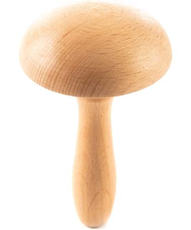 Quilted Bear Darning Mushroom: Smooth Wooden Darner for Darning Sock Holes & Knitting/Crochet Mending - Buy Online on GoSupps.com