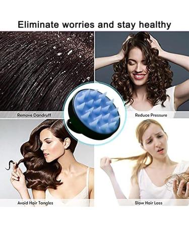 Soft Silicone Scalp Massager & Shampoo Brush - Anti-Shed Hair Cleaning Tool for Home & Salon (Color: 06) - Buy Online on GoSupps.com