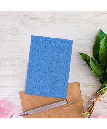 Retro Flower Lace Plastic Embossing Folder for Card Making & Scrapbooking - Vintage Floral Background Template for DIY Craft Decoration - Buy Online on GoSupps.com