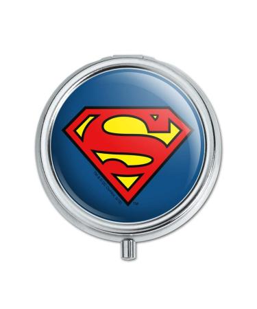 Superman Classic S Shield Logo Pill Case Trinket Gift Box