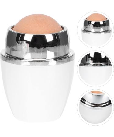 1pc Facial Oil Absorbing Ball Oily Skin Roller Facial Oil Blotting Roller Makeup Oil- Absorbing Volcanic Roller Facial Oil Control Roller Remover Volcanic Mud Remove Oil White - Buy Online on GoSupps.com
