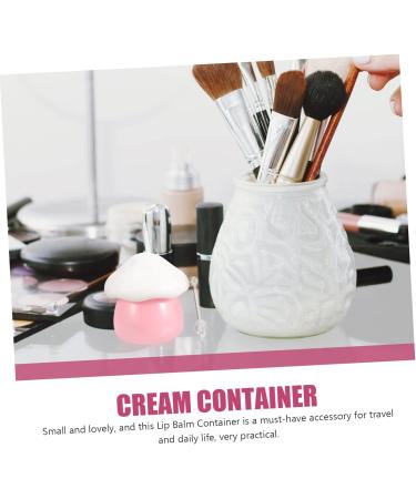 1 Set Lotion Container Moisterizer Container Storage for Makeup Pink Color Sample Bottle Cream Bottle Refillable Container Filling Cosmetic Box Lip Balm Travel Mushroom Plastic/2263 4.5x4.5cm Pink - Buy Online on GoSupps.com