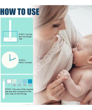 25pcs Alcohol Breast Milk Tests - Disposable Breastmilk Test Strips | Fast & Accurate Lactation Testing - Buy Online on GoSupps.com